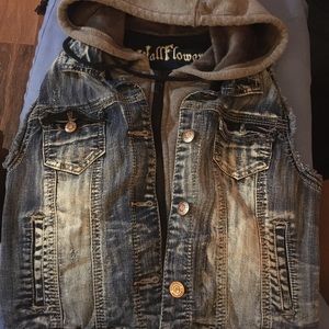 COPY - Wallflower jean hooded vest
